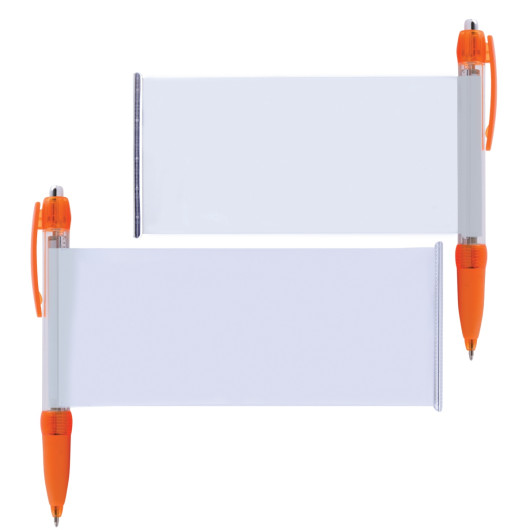 Transparent Orange Strasbourg Banner Pens